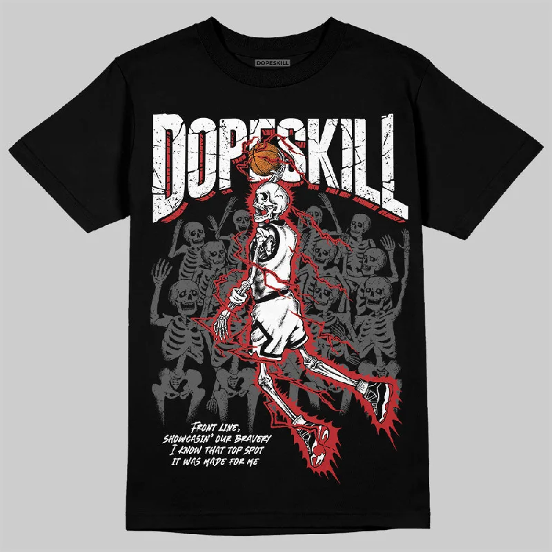 Embroidered T-Shirt-Bred Velvet 11s DopeSkill T-Shirt Thunder Dunk Graphic