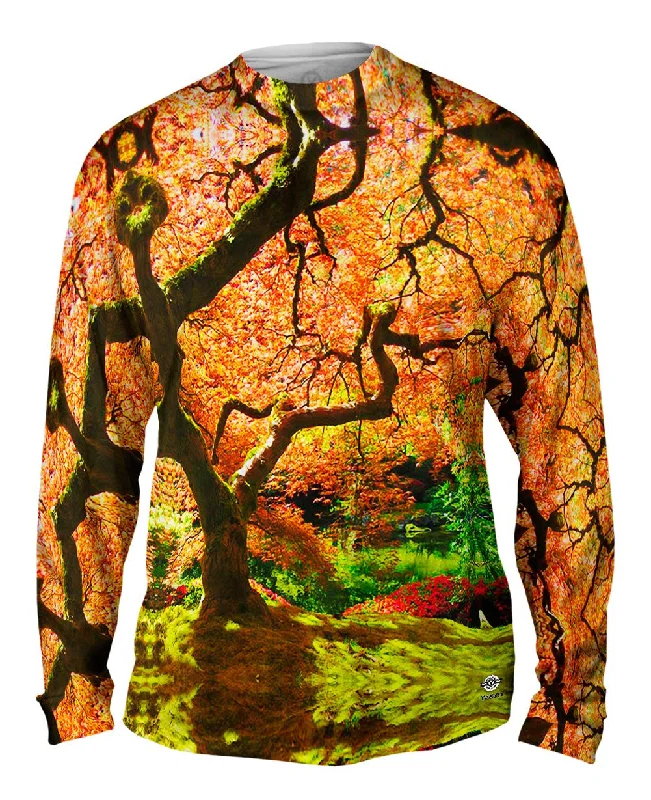 Turtleneck Long Sleeve-Portland Japanese Garden Maple