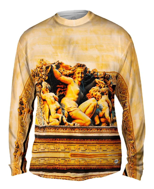 Fur Lined Long Sleeve-Statues At Play In Glee