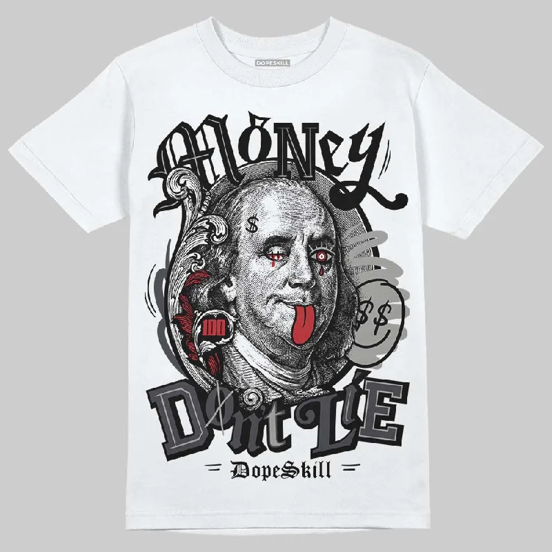 Minimalist T-Shirt-Black Cat 3s DopeSkill T-Shirt Money Don't Lie Graphic