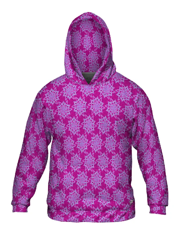 Tactical Hoodie-Pink Snowflakes