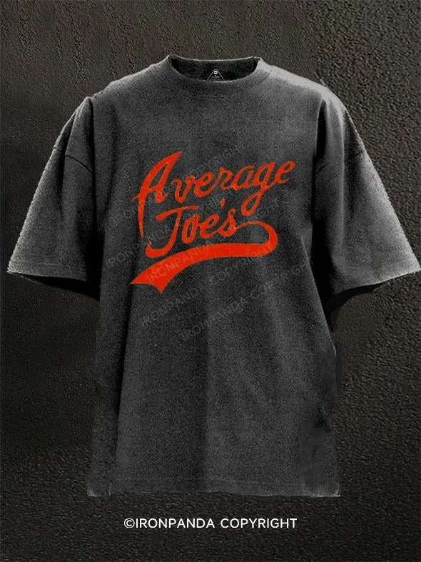 Heavyweight T-Shirt-Average Joes Washed Gym Shirt