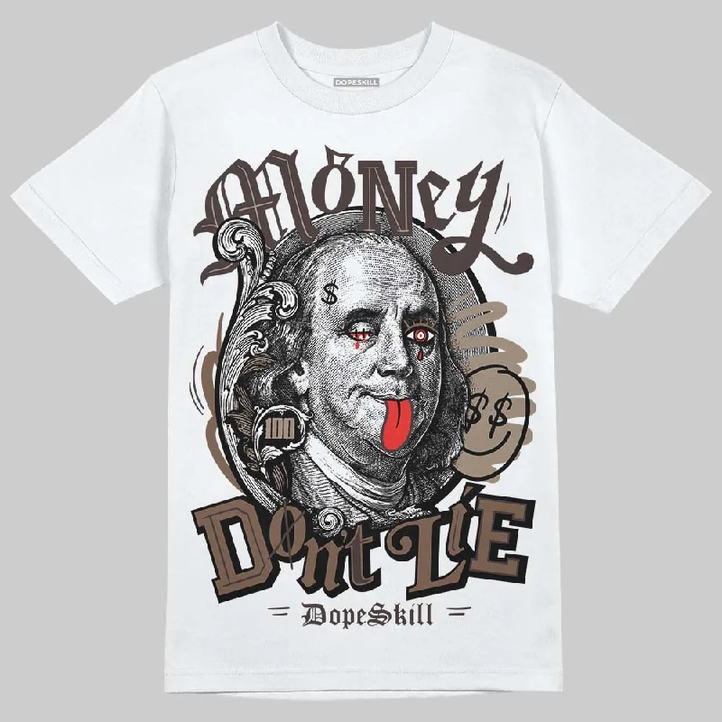 Movie T-Shirt-Baroque Brown 12s DopeSkill T-Shirt Money Don't Lie Graphic