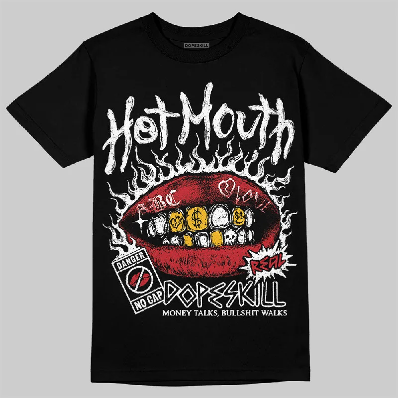 Oversized T-Shirt-Bred Velvet 11s DopeSkill T-Shirt Hot Mouth Graphic