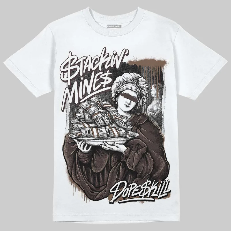 Classic T-Shirt-Baroque Brown 12s DopeSkill T-Shirt Stackin Mines Graphic