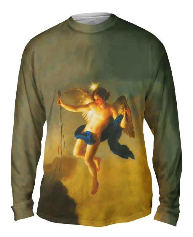 Retro Long Sleeve-Anton Raphael Mengs - "Hesperus as Personification of the Evening Star" (1765)