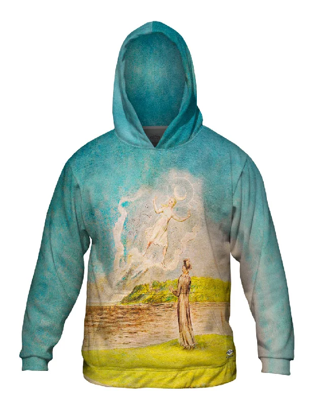 Breathable Hoodie-William Blake - "The Wandering Moon" (1816)