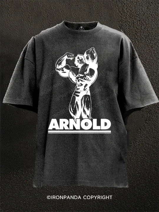 Chill Vibe T-Shirt-ARNOLD Washed Gym Shirt