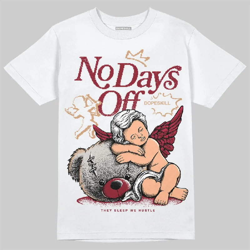 Cartoon T-Shirt-Samba OG Collegiate Burgundy DopeSkill T-Shirt New No Days Off Graphic