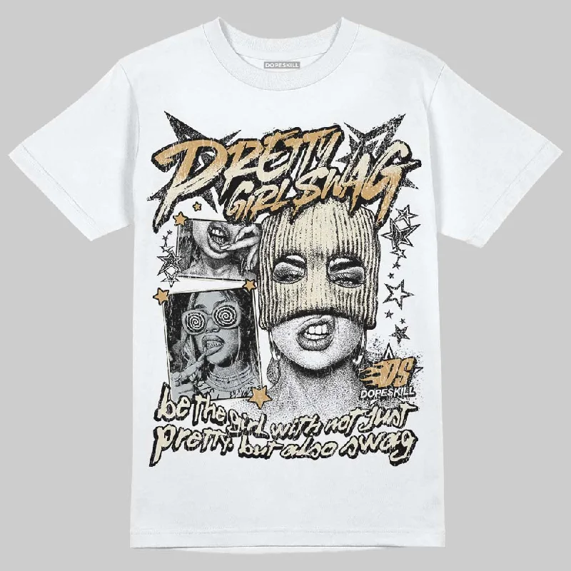 All Season T-Shirt-Reverse Metallic 5s DopeSkill T-Shirt Pretty Girl Swag Graphic