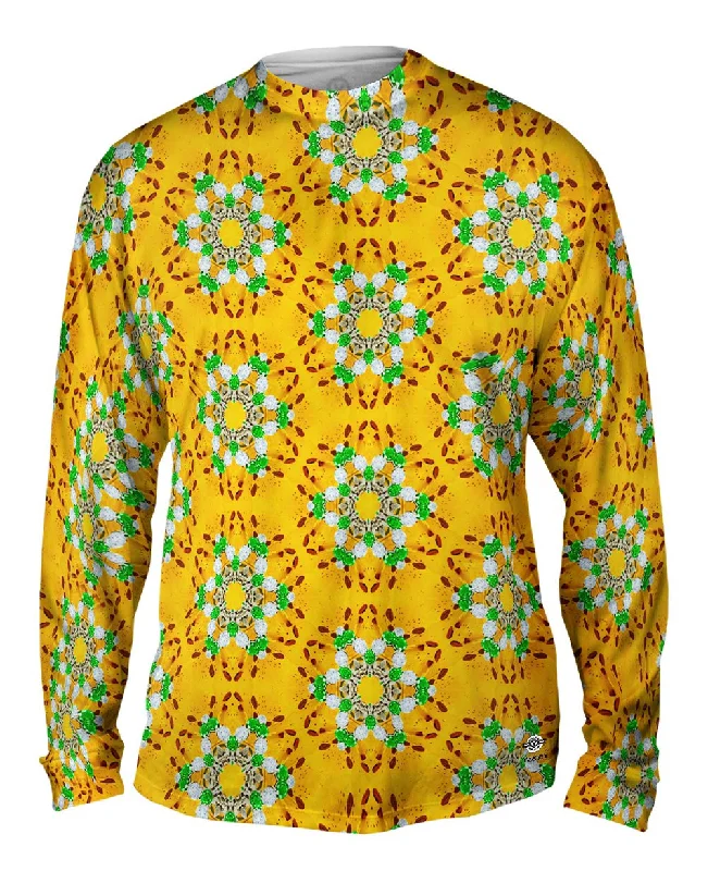 Movie Long Sleeve-Golden Umbrella Pattern