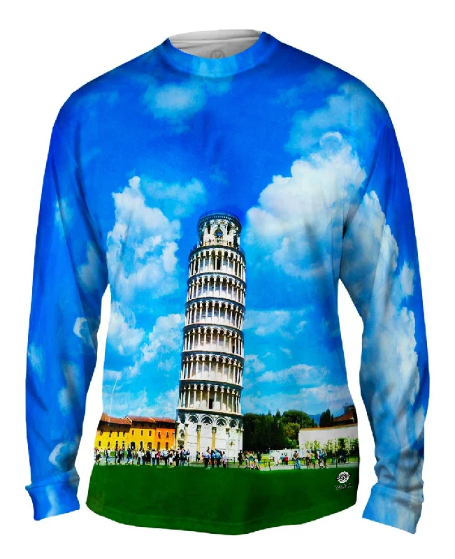 Multi Pocket Long Sleeve-Leaning Tower Of Pisa