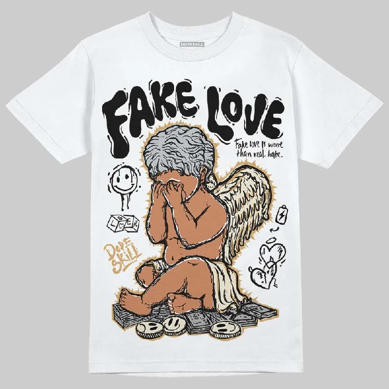 Graphic T-Shirt-Reverse Metallic 5s DopeSkill T-Shirt False Love Graphic