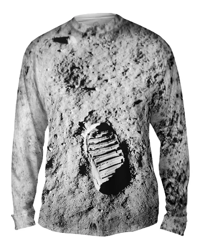 Vintage Long Sleeve-Apollo 11 Boot Print