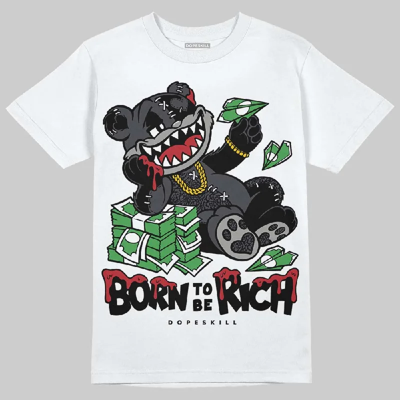 Soft Touch T-Shirt-Black Cat 3s DopeSkill T-Shirt Born To Be Rich Graphic