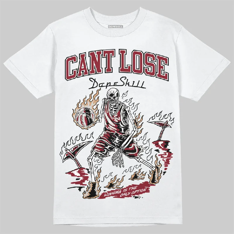 Beach T-Shirt-Samba OG Collegiate Burgundy DopeSkill T-Shirt Cant Lose Graphic