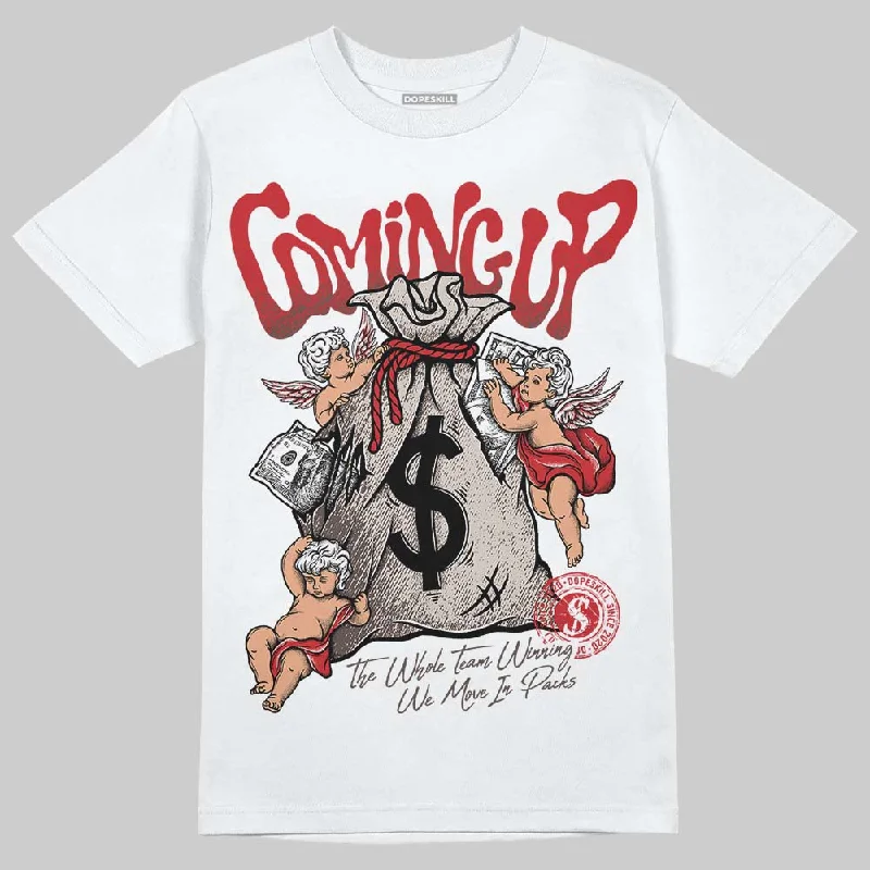 Cotton T-Shirt-Samba OG White Better Scarlet DopeSkill T-Shirt Money Bag Coming Up Graphic