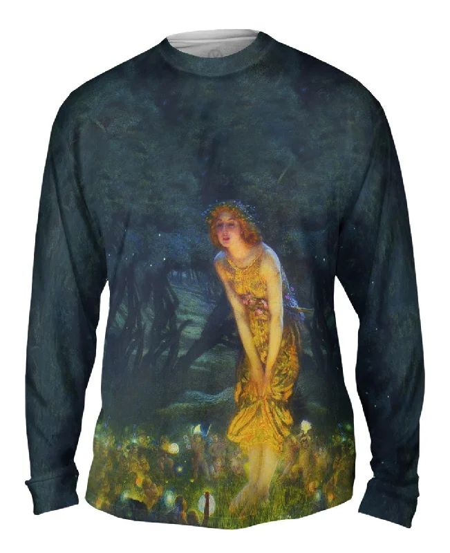 Washed Long Sleeve-Edward Robert Hughes - "Midsummer Eve"