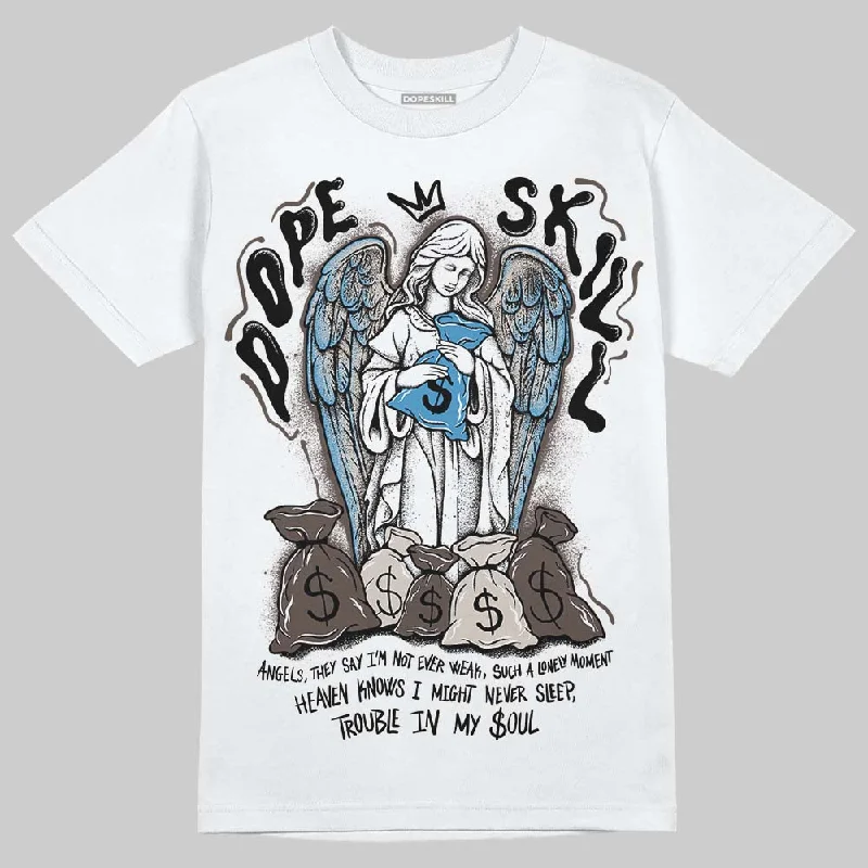 Heavyweight T-Shirt-Samba OG White Black Clear Granite DopeSkill T-Shirt Angels Graphic