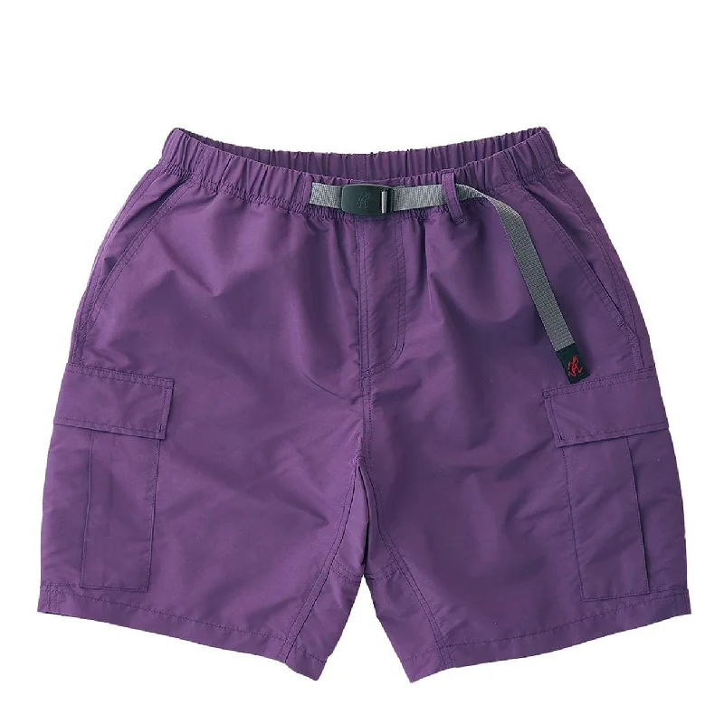 Cycling Shorts-Gramicci Shell Cargo Short Purple