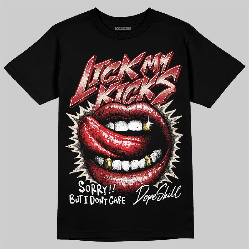 Artistic Graphic T-Shirt-Samba OG Talchum Pack Scarlet DopeSkill T-Shirt Lick My Kicks Graphic