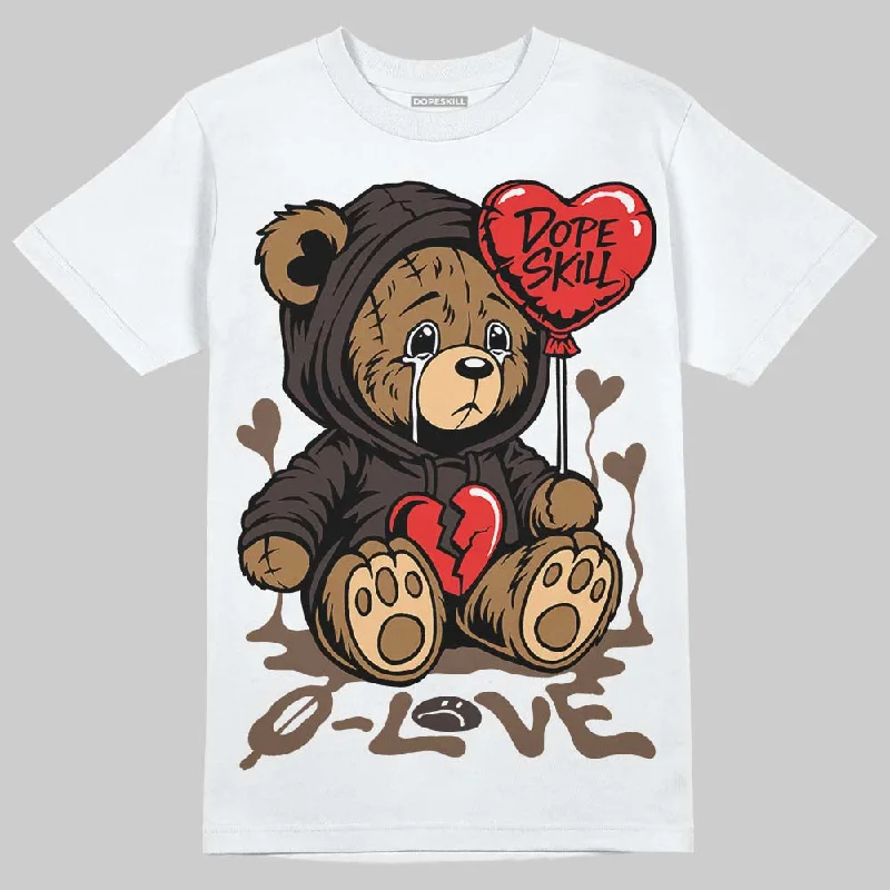 Colorful T-Shirt-Baroque Brown 12s DopeSkill T-Shirt Broken Bear Graphic