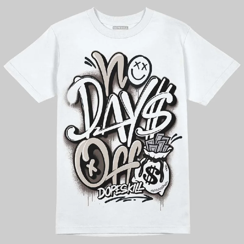 Comfortable T-Shirt-Samba OG White Black Clear Granite DopeSkill T-Shirt No Days Off Graphic