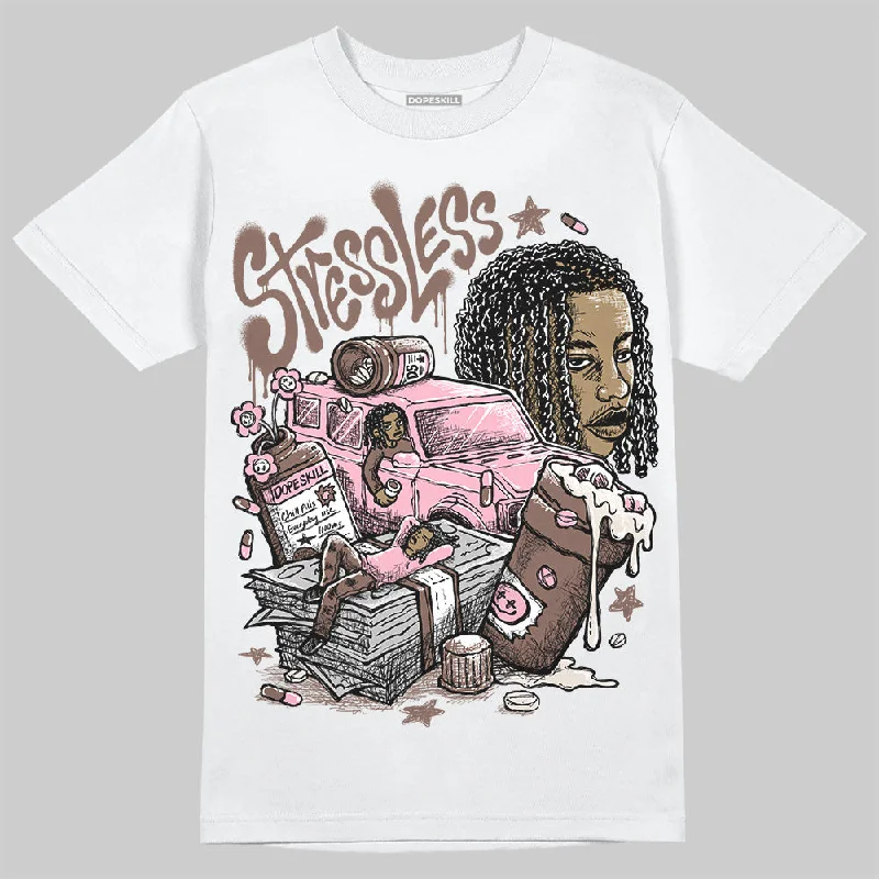 Outdoor T-Shirt-Campus 00s Dust Cargo Clear Pink DopeSkill T-Shirt Stressless Graphic