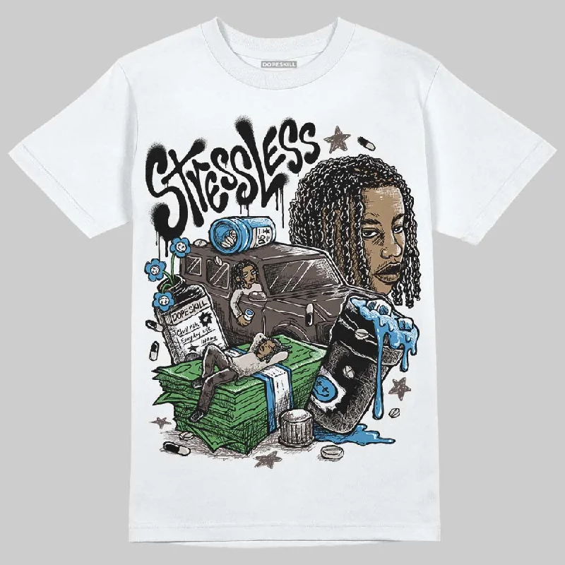 Modern Fit T-Shirt-Samba OG White Black Clear Granite DopeSkill T-Shirt Stressless Graphic