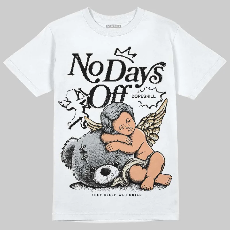 Fashionable T-Shirt-Reverse Metallic 5s DopeSkill T-Shirt New No Days Off Graphic