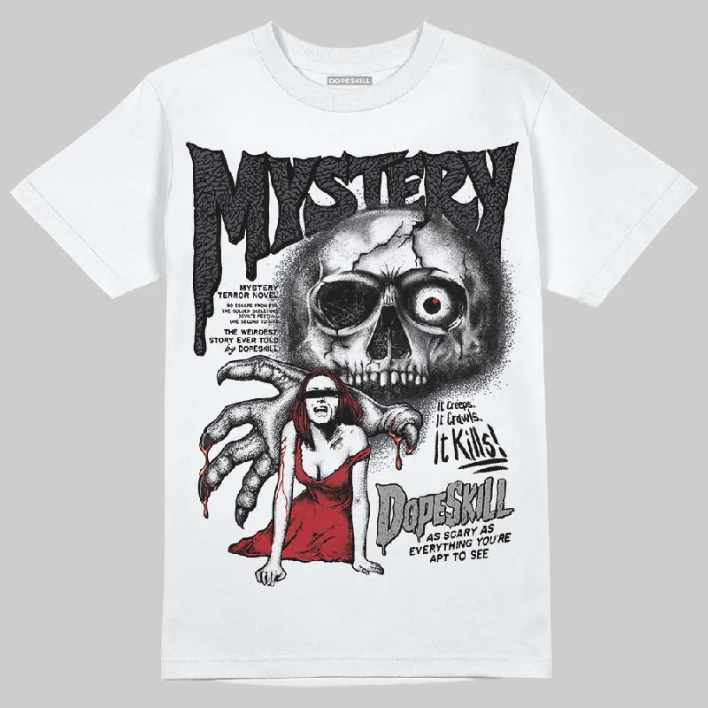 Soft Cotton T-Shirt-Black Cat 3s DopeSkill T-Shirt Mystery Ghostly Grasp Graphic