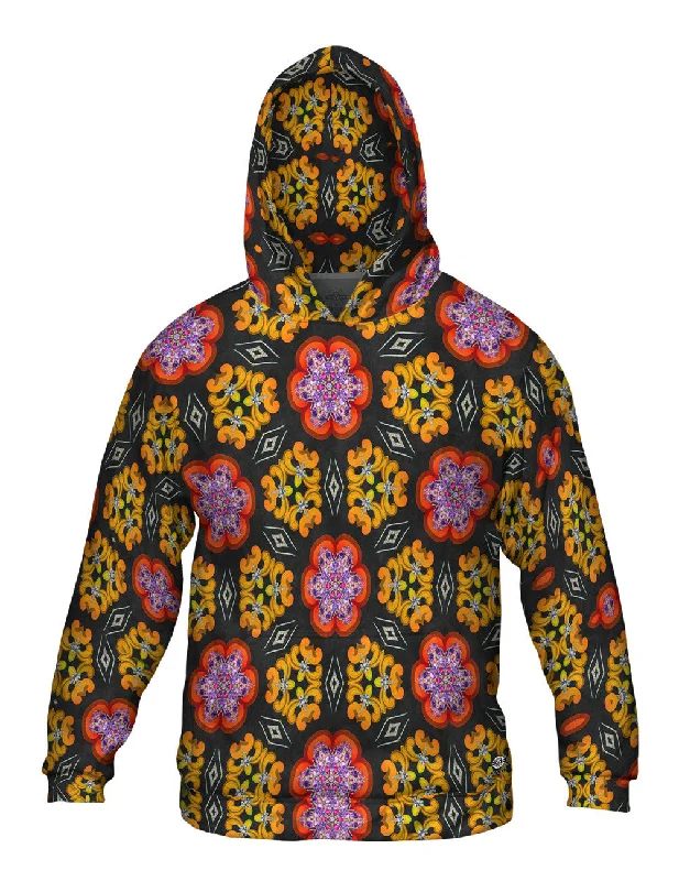 Adventure Hoodie-Pittsburgh Flowers Pattern