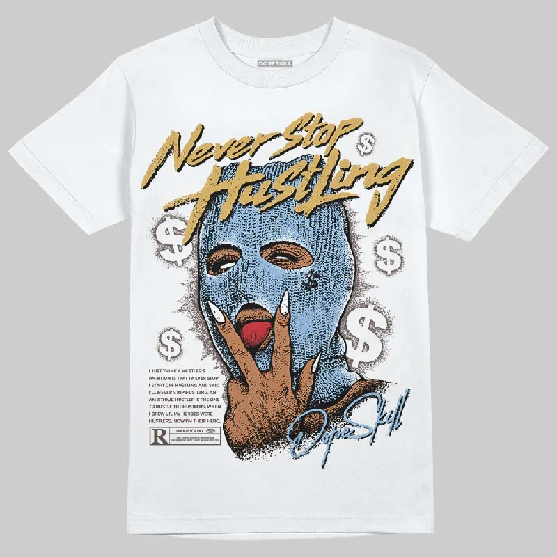 Cool T-Shirt-Handball Spezial Light Blue DopeSkill T-Shirt Never Stop Hustling Graphic