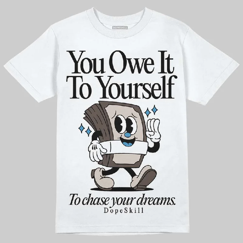 Stylish T-Shirt-Samba OG White Black Clear Granite DopeSkill T-Shirt Owe It To Yourself Graphic