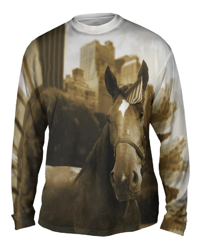 Monochrome Long Sleeve-City Horse