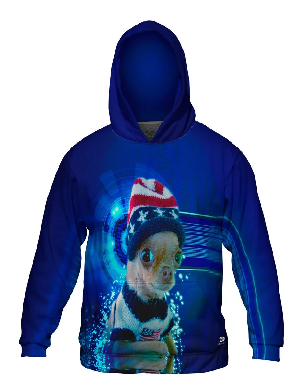 Lounge Hoodie-Time Machine American Chihuahua