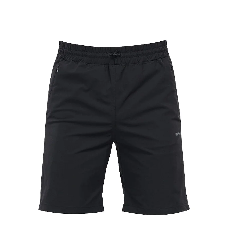 Soccer Shorts-Barbour Lowland Walking Shorts Black