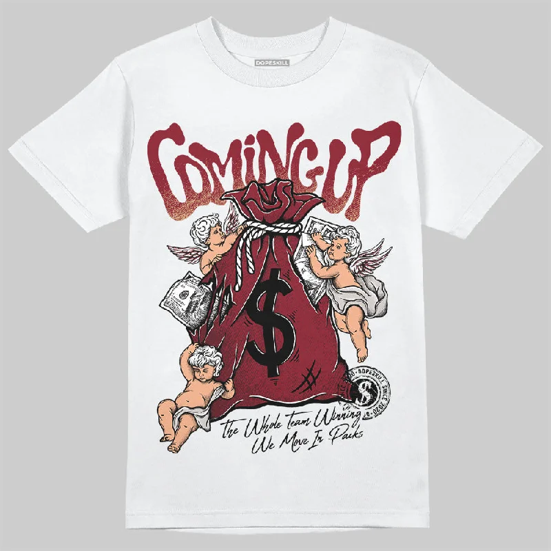 Pop Culture T-Shirt-Samba OG Collegiate Burgundy DopeSkill T-Shirt Money Bag Coming Up Graphic