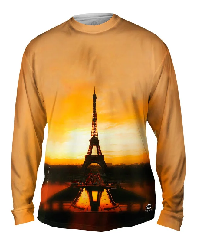 Premium Long Sleeve-Eiffel Tower At Sunrise