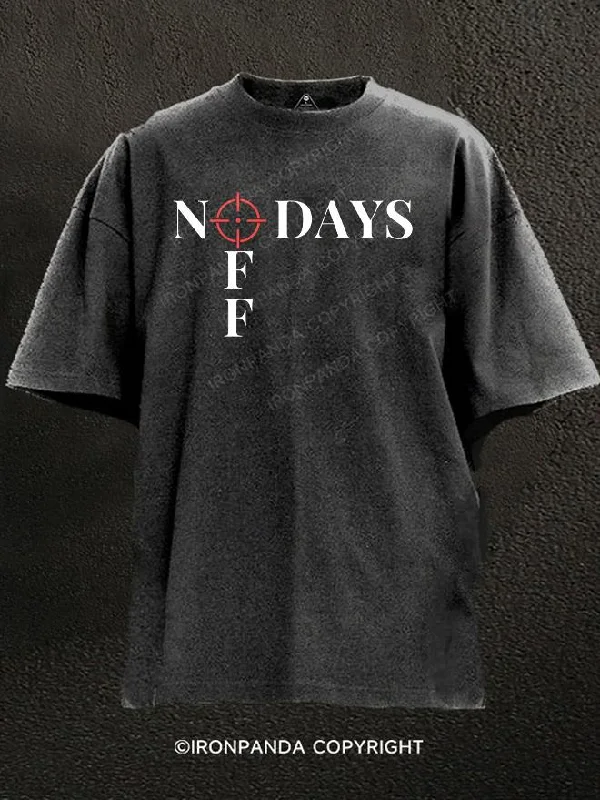 Cycling T-Shirt-No Days Off Washed Gym Shirt