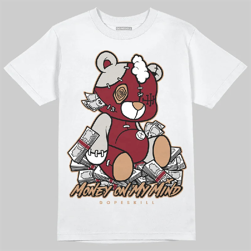 Nerdy T-Shirt-Samba OG Collegiate Burgundy DopeSkill T-Shirt MOMM Bear Graphic