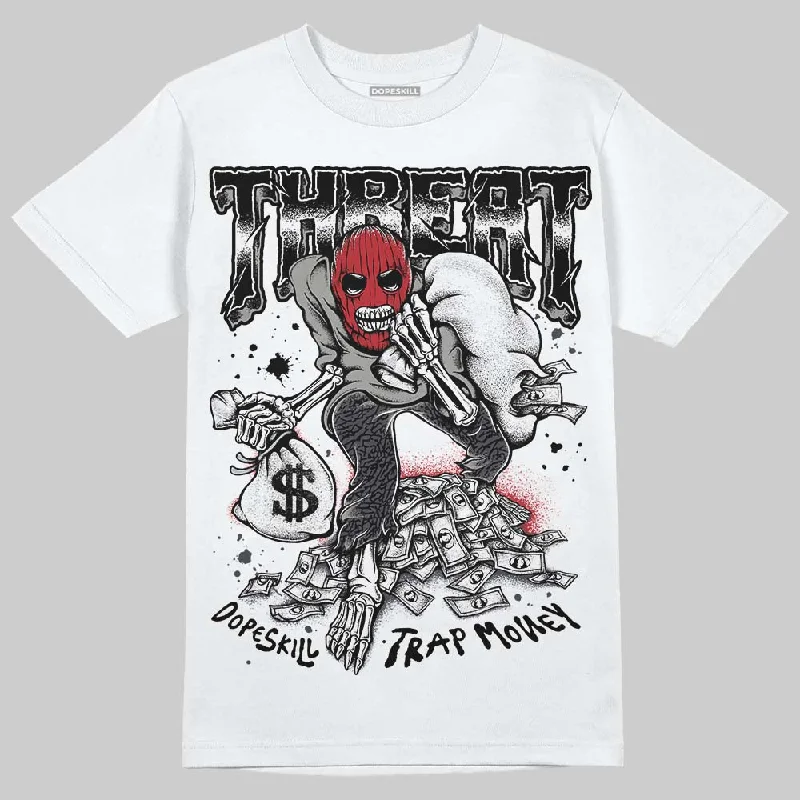 Custom Print T-Shirt-Black Cat 3s DopeSkill T-Shirt Threat Graphic