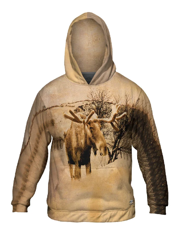 Zip Front Hoodie-Farm Moose