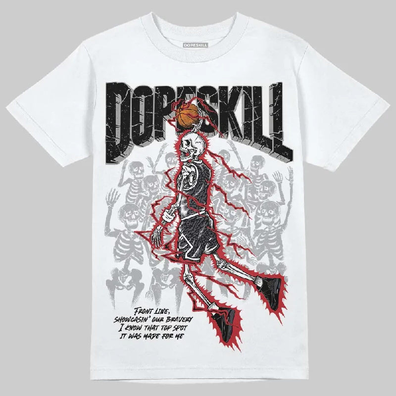 Color Block T-Shirt-Black Cat 3s DopeSkill T-Shirt Thunder Dunk Graphic