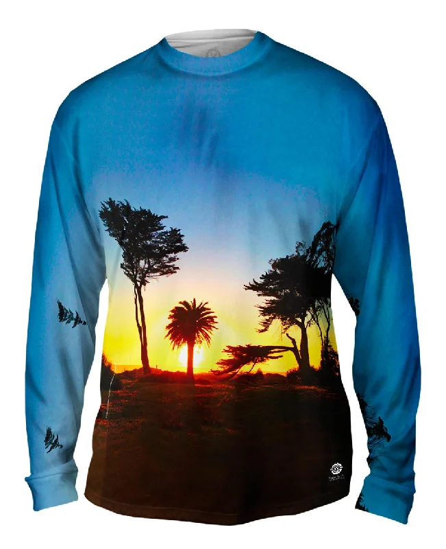 Winter Long Sleeve-Baywood Park Beach Sunset