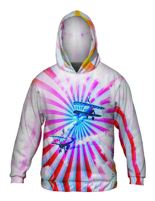 Slogan Hoodie-Rainbow Stunt Devils