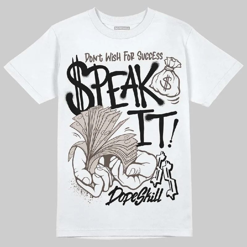 Grunge T-Shirt-Samba OG White Black Clear Granite DopeSkill T-Shirt Speak It Graphic