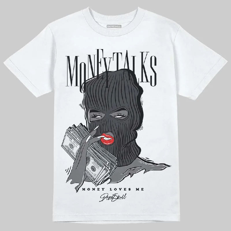 Music T-Shirt-Black Cat 3s DopeSkill T-Shirt Money Talks Graphic