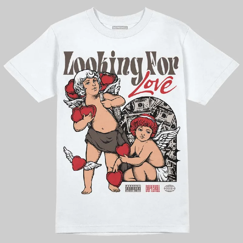 Soft T-Shirt-Samba OG White Better Scarlet DopeSkill T-Shirt Looking For Love Graphic