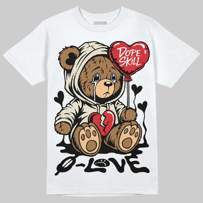 Minimalist T-Shirt-Reverse Metallic 5s DopeSkill T-Shirt Broken Bear Graphic